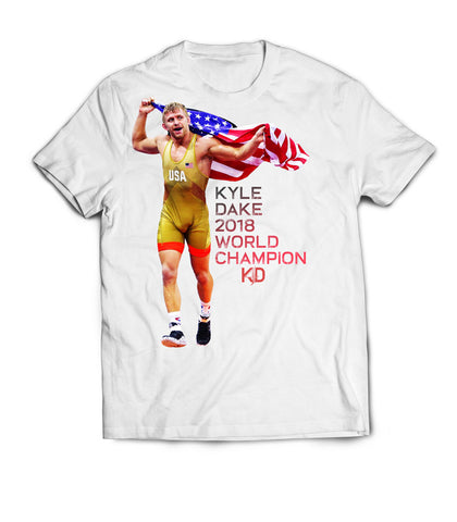 Kyle Dake World Champion Flag - X-Athletic